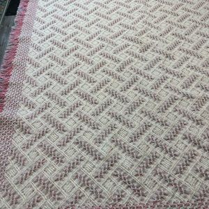 Vintage American Weavers Throw Quilt Blanket  great for nursery